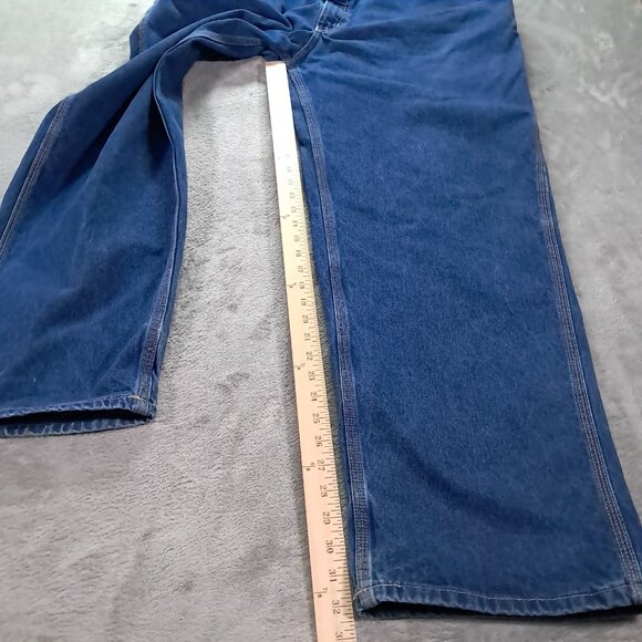 Carhartt FR Flame Resistant Carpenter Jean Men 42x32, Tag 42x34 FRB13 DNM Work - Picture 10 of 16